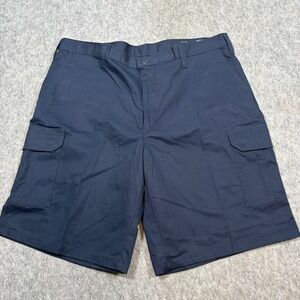 Cintas Cargo Shorts Men's Size 40 Comfort Flex Navy Blue Outdoor Workwear 370-20